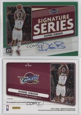 2020-21 Panini Donruss Optic Signature Series Green Prizm Daniel Gibson Auto