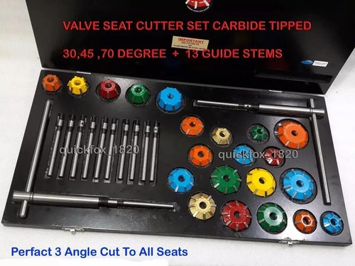 38x FORD SERIE F, CHEVY SILVERADO, HONDA CR-V 3 Ángeles Válvula Corte Asiento Amoladora Kit - Imagen 3 de 5