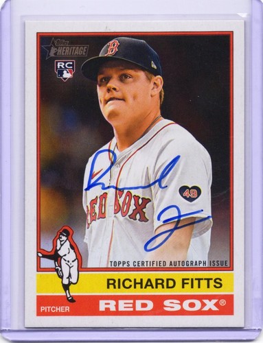 2025 Topps Heritage - Real One Autographs Richard Fitts #ROA-RFI (AU, RC)