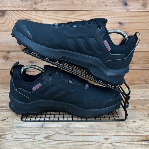 Adidas Trainers Mens Size UK 8 Terrex AX4 Beta Cold.Rdy Black Hiking Trail Shoes - Picture 2 of 13