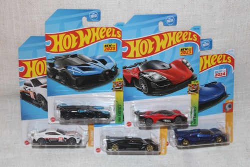 Hot Wheels Blue Bugatti Bolide, Cadillac Project GTP Hypercar, Celero GT Lot 5 - Picture 3 of 23