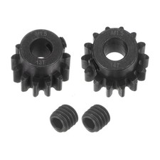 Mod 1.5 Pinion Gear Set 8mm Shaft 13T 14T Motor Gears Hardened Steel (2pcs)