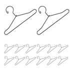 2pcs 20 Clothes Hangers Clothes Holder Hanger Miniature Clothes Stand Dress