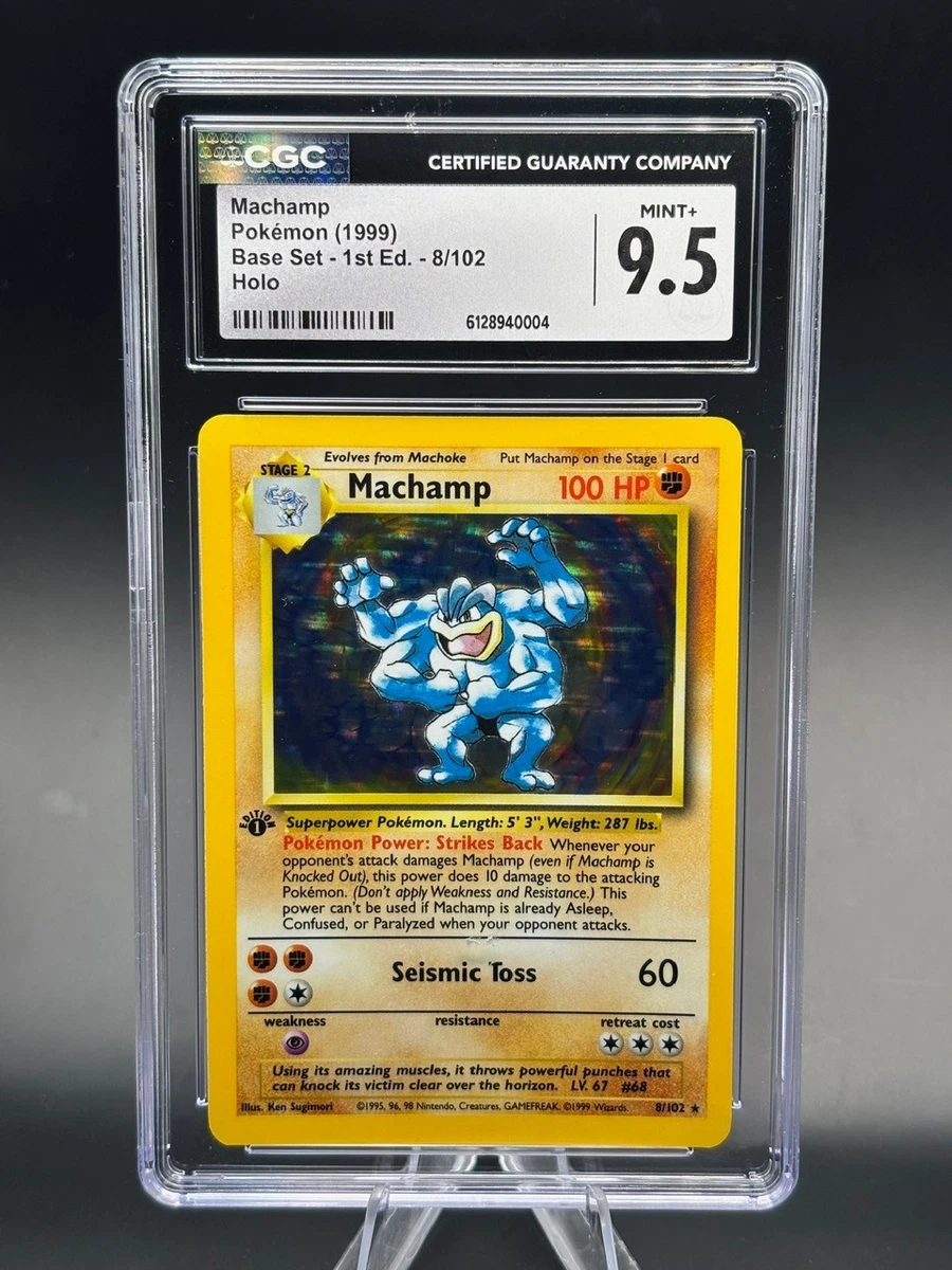 Pokmon TCG Base Set Machamp Grade 9.5 Individual Collectible Card Game  Cards for sale - eBay