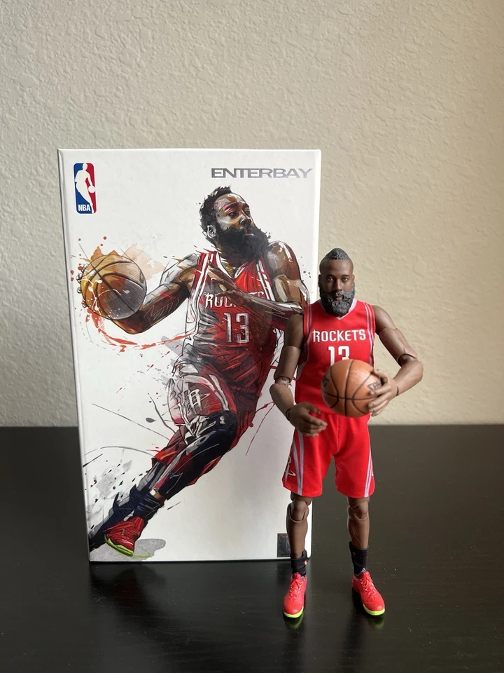 Figura de acción Enterbay James Harden Motion Masterpiece escala 1/9 NBA Foto 2 de 4