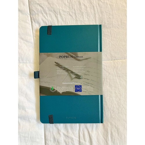 Poprun Notebook Journal - Time Works Wonders Teal 2019. Brand New! Unused! - Picture 2 of 12