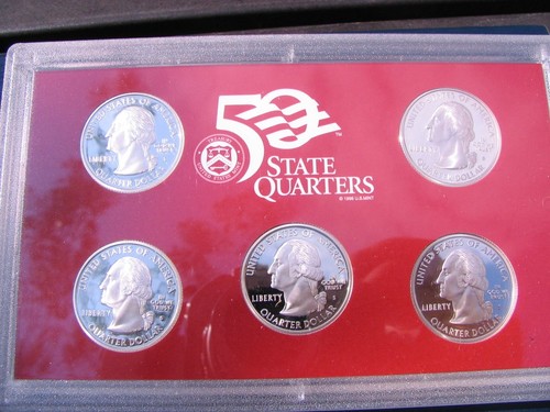 2008 State Quarter Silver Proof Set U.S. Mint Packaging COA - Picture 4 of 4