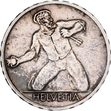 [#1202088] Switzerland, 5 Francs, 1944, Bern, Silver, AU, KM:45