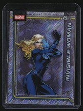 2026 Topps Chrome Marvel Comics #55 Invisible Woman Marvel Logofractor /61