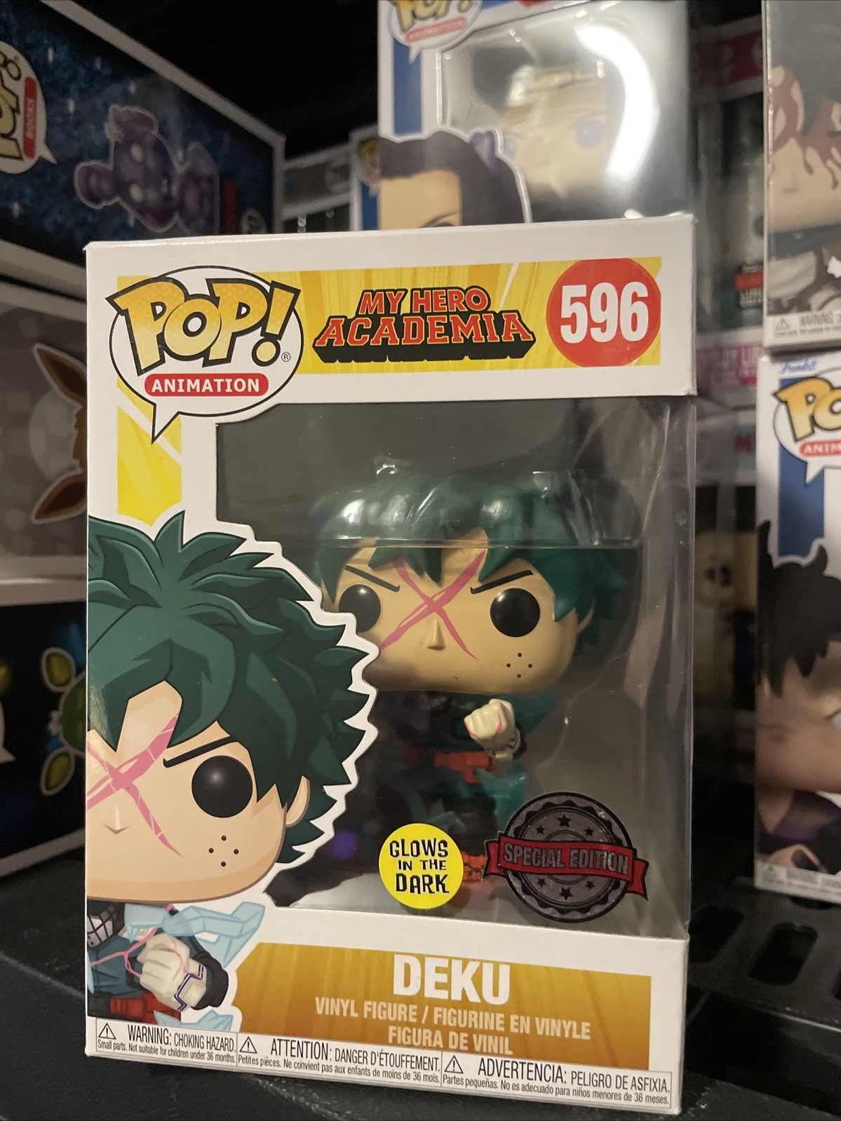 Funko Pop! My Hero Academia Deku Full Cowl (Glow in The Dark) #596