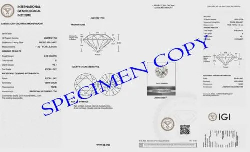 Cushion Solitär Labgrown Diamant Verlobungsring Platin 2,65 ct F VS1 - Bild 10 von 22