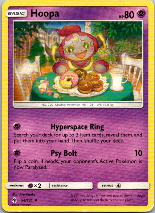 Hoopa Uncommon SM - Forbidden Light 54/131 LP