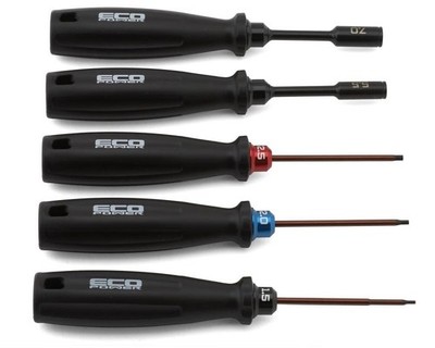 EcoPower (1.5, 2.0, 2.5mm Hex and 5.5, 7mm Nut Drivers) 5 Piece Hex and Nut Driv