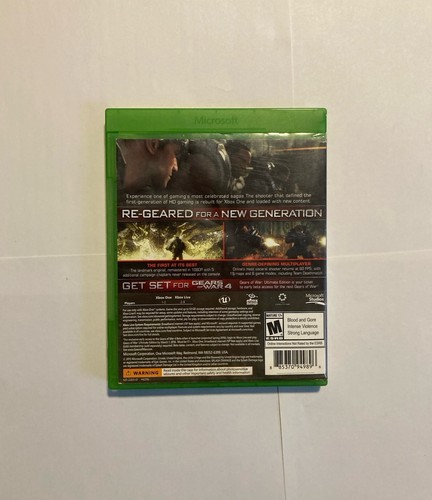 Gears of War Ultimate Edition (Xbox One, 2015) Original Spielehülle und Disc - Bild 3 von 3