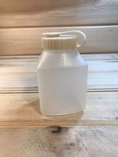 Rubbermaid Vtg Servin Saver 1 Pint Drink Jug Flip Spout Screw Lid Almond 0229