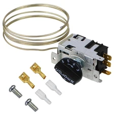 Temperature control kit replacement for commercial freezer