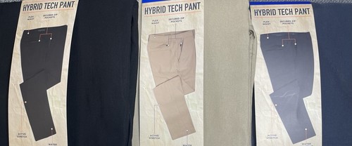 Weatherproof Vintage Men's Tech Pant Lot of 3 Black, Tan & Blue Pick Size NWT - Picture 2 of 22