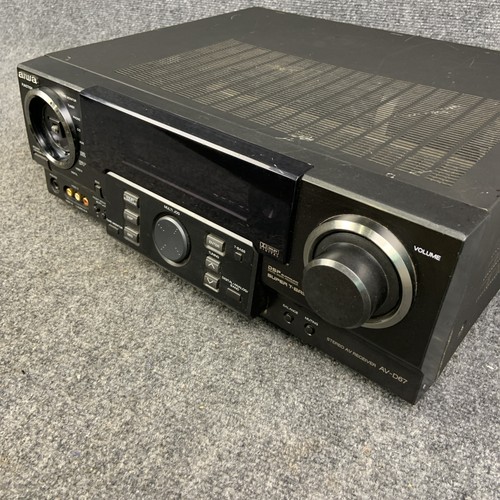 Aiwa AV-D67 Stereo AV Receiver Dolby Pro Logic DSP Super T-Bass Stereo WORKS - Picture 3 of 10