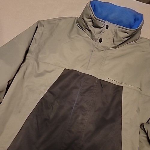 Nautica Competition Sailing/Yacht Reversible Nylon Fleece Jacket W/Hood XL Mens - Picture 12 of 20