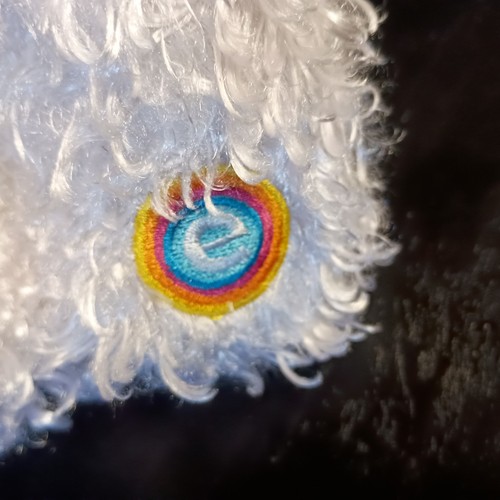 Peluche Cepia Glo E Bear Color Kinetics Blanco Rizado 15" con etiquetas no funciona - Imagen 4 de 8