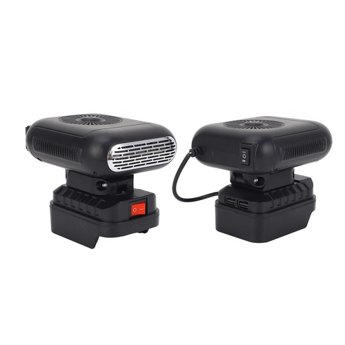 Battery Powered Heater 90 Degree Flip 2 Temperatures 2xUSB Space Heater