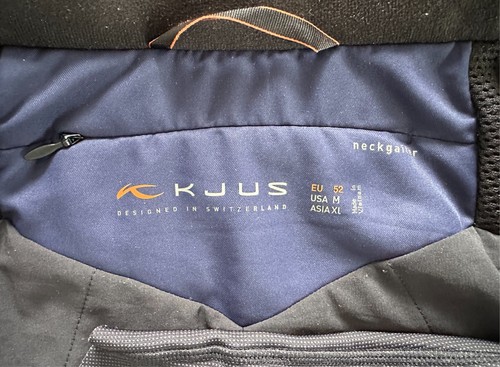 KJUS Formula Men's Ski Jacket Fast Thermo Core Recco Size USA-M EU-52 Navy - Picture 17 of 24
