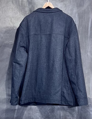 Cappotto giacca uomo Goodfellow misto lana isolato XXL grigio nuovo con etichette - Foto 2 di 10