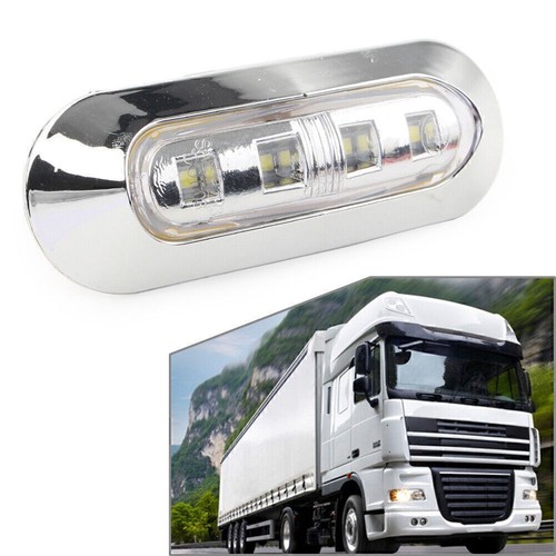 10x LED Side Clearance Marker Light Fit Car Truck Trailer Pickup 12V 24V White - Picture 9 of 10