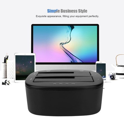 6628US3-C USB3.0 To Dual Bay High Speed Holder Docking Station - Picture 6 of 10