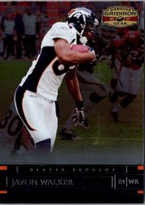 2007 Donruss Gridiron Gear Javon Walker #90 Denver Broncos Football Card