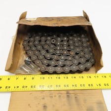 Rex 80L No. 80 Single Strand Riveted Roller Chain 10'