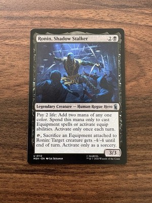 Ronin, Shadow Stalker - 0112 - Marvel Super Heroes MSH - MTG NM/M