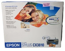 NOS Epson Stylus CX3810 Color Inkjet All Purpose All In One Printer New SEALED