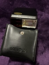Minolta Maxxum 1800 AF Flash With Case Japan Vintage Camera Accessory