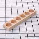 Wood Display Stand Oil Holder Solid Shelf Desktop Storage Organizer