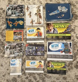 Lego Star Wars vintage Instruction Manuals only Lot of 13