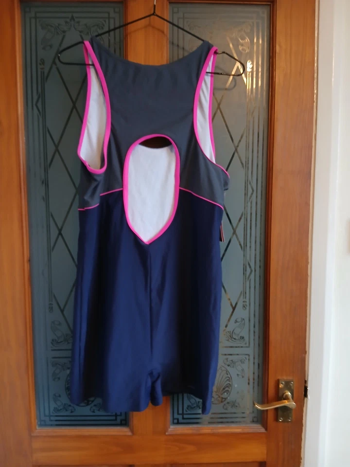Disfraz de natación Slazenger azul de una pieza para mujer talla 20 nuevo con etiquetas Foto 2 de 4