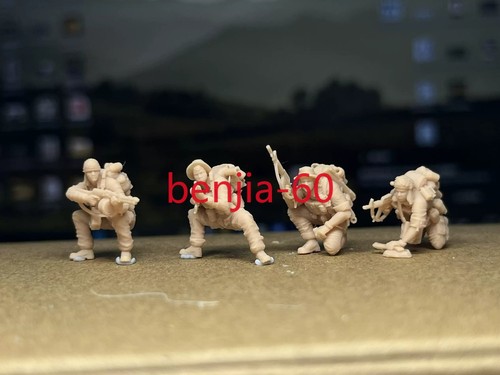 1:72/48 Resin Figures Model Vietnam War U.S. Soldiers 10man group 3D printed - Picture 3 of 4