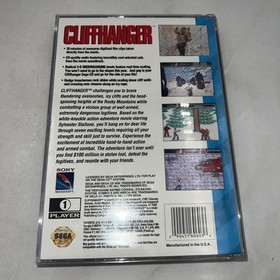 Sega CD Cliffhanger (Sega CD, 1993) Game CIB Near Mint Disc Complete