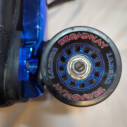 Pacer 429 Pro Series Quads Labeda Roller Derby Skates men 7 Black Blue - Bild 18 von 24