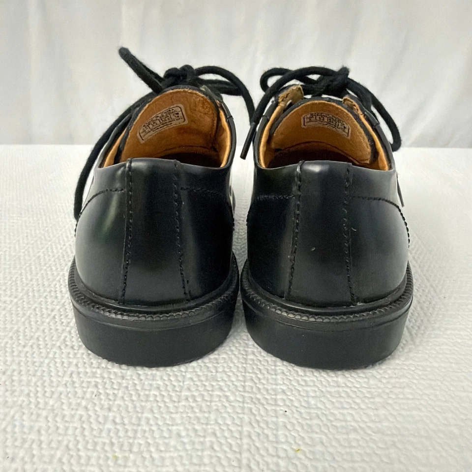 Polo Ralph Lauren Niños Morgan Zapatos Oxford Talla 9 Niño Pequeño Cuero Negro Niños Foto 3 de 4
