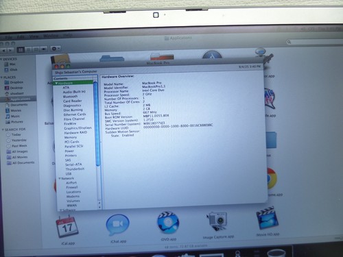 Apple MacBook Pro 15” A1150 Core Duo 2GHz 2GB RAM 2006 macOS X Garageband IDVD - Imagen 4 de 14