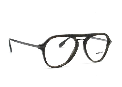 BURBERRY BE2377 3804 CHECK GREY AUTHENTIC MEN'S EYEGLASSES 55-18-145 - Picture 3 of 11