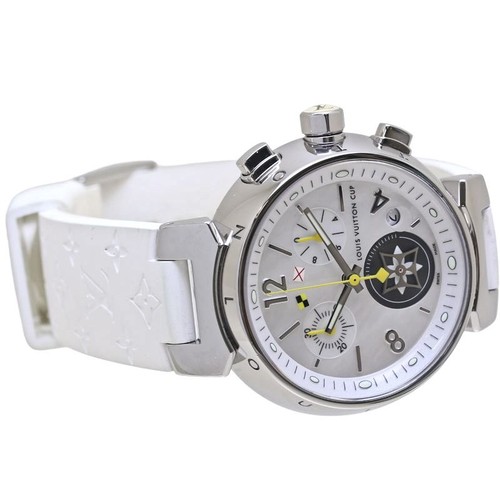 LOUIS VUITTON Tambour Lovely Cup MM Chronograph Q132C2 White Shell [Kauf... - Bild 5 von 9