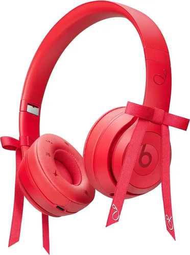Beats Solo 4 Jennie Special Edition Wireless On-Ear Kopfhörer Citrus Red USA