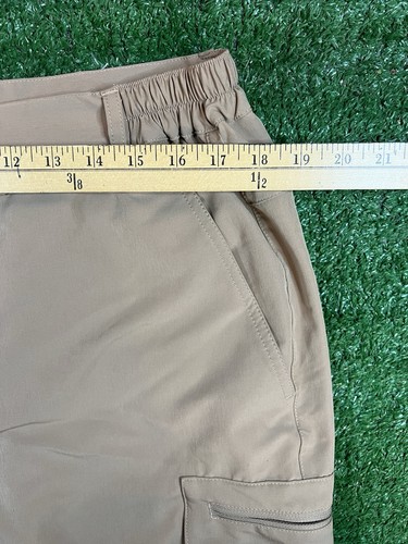 Gash Hao Convertible Pants Men 36x30 Tan Khaki Cargo Zip Off Hike Hybrid Outdoor - Picture 5 of 8