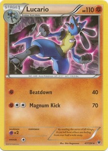 Lucario - 47/124 - Rare Near Mint Fates Collide