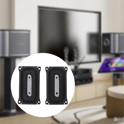 2Pcs Speaker Passive Radiator Vibration Plate for Music Lovers Sturdy Black - Picture 6 of 7
