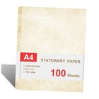 Paper for Certificates - Stationary for Resumes, Diplomas, 100 Sheets Parchment