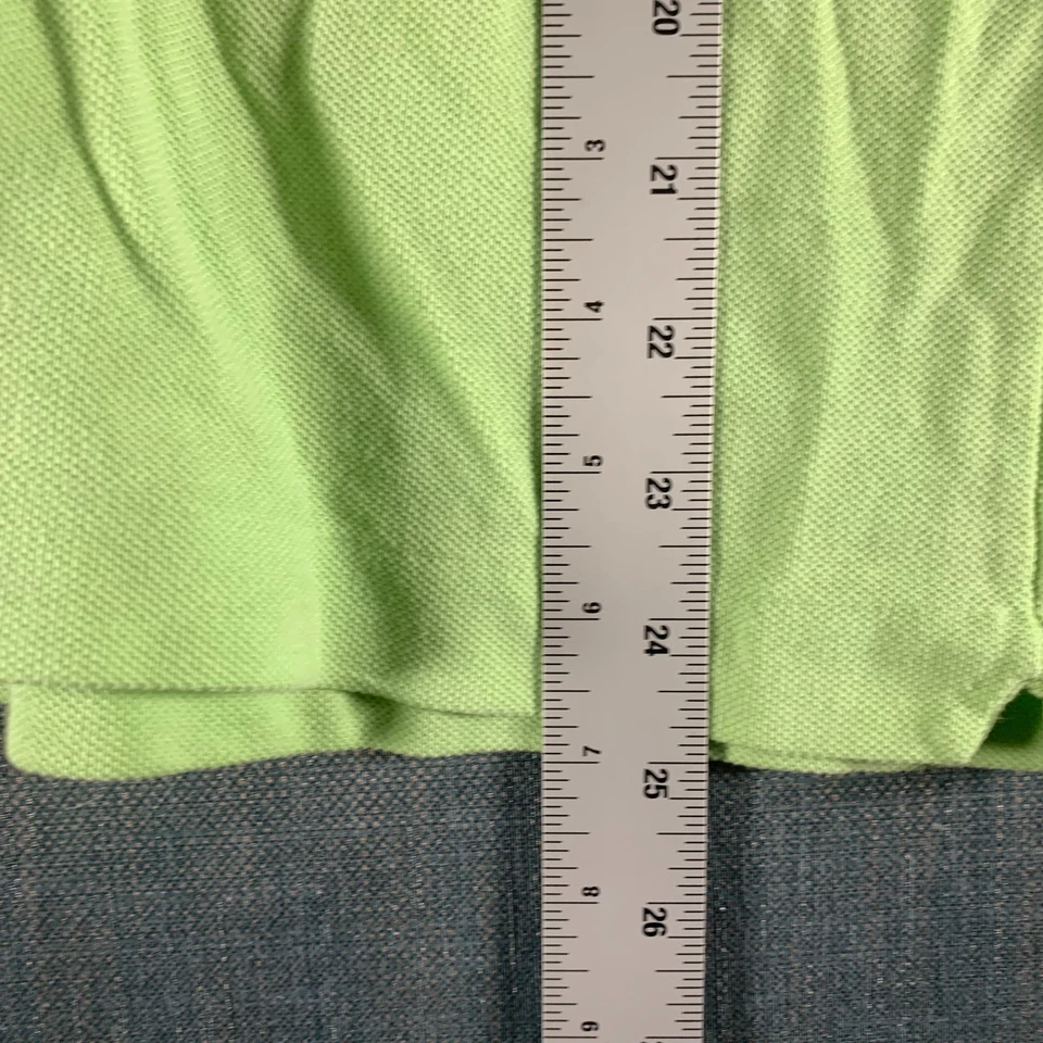 Lacoste мальчиков рубашка-поло размер 6 зеленый короткий рукав 100% хлопок повседневный - Изображение 4 из 4